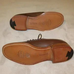 Church\'s Barkson Walnut Brown Calf Leather Derby Dress Shoe 8 F NWB Church main image 4